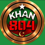 KHAN804 Game logo with modern gaming graphics